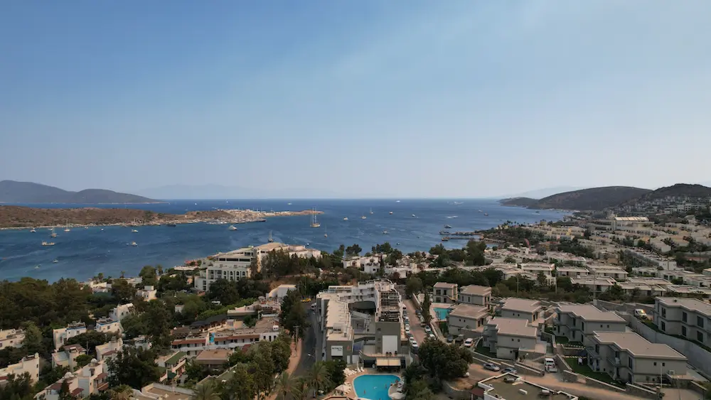Bodrum Town sea view